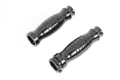 Wyatt Gatling Profile Barrel Grip Set with Grooves for Harley Davidson FLT Models by Wyatt Gatling