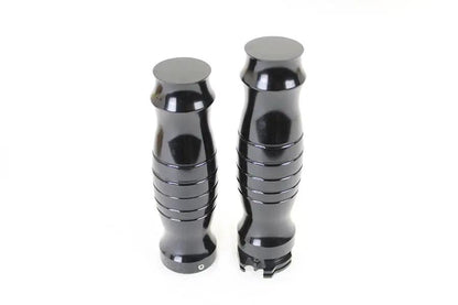 Wyatt Gatling Profile Barrel Grip Set with Grooves for Harley Davidson FLT Models by Wyatt Gatling