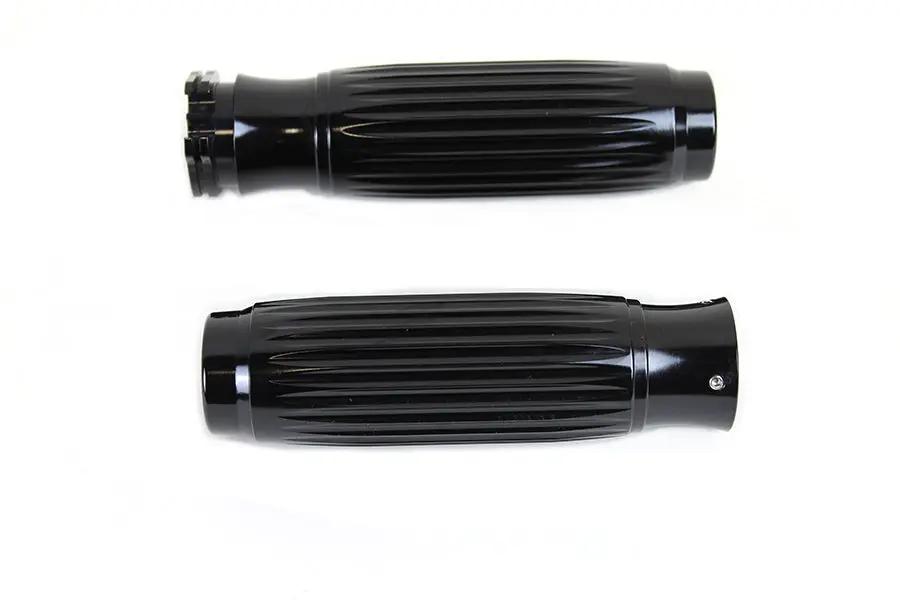 Wyatt Gatling Rib Style Grip Set for Harley Davidson Touring and Softail Models (Part H17-05C3B) by Wyatt Gatling