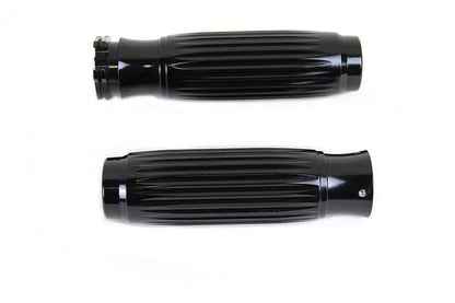 Wyatt Gatling Rib Style Grip Set for Harley Davidson Touring and Softail Models (Part H17-05C3B) by Wyatt Gatling