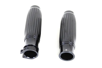 Wyatt Gatling Rib Style Grip Set for Harley Davidson Touring and Softail Models (Part H17-05C3B) by Wyatt Gatling
