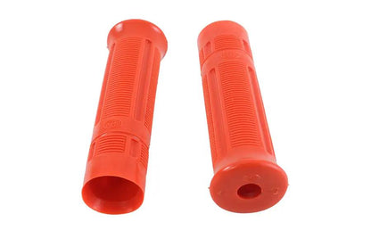 V-Twin Beck Plastic Grip Set Orange for Harley Davidson J Models by V-Twin