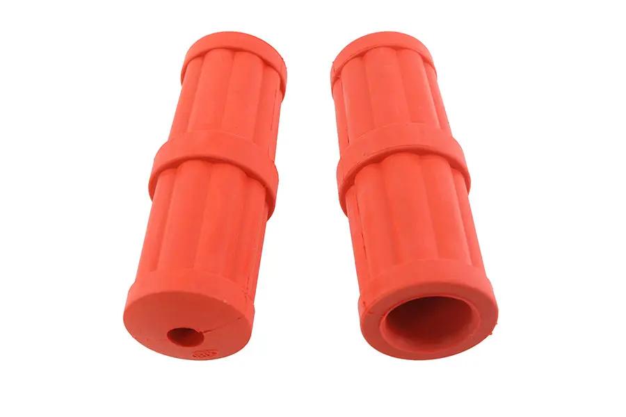 V-Twin Hillclimber Grip Set Orange for Harley Davidson FL Models by V-Twin