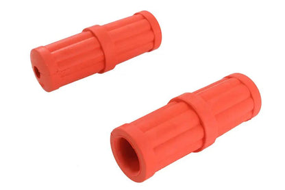 V-Twin Hillclimber Grip Set Orange for Harley Davidson FL Models by V-Twin