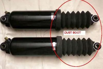 V-Twin Part 63401 Rear Shock Dust Boot Set for Harley Davidson FLT Models by V-Twin