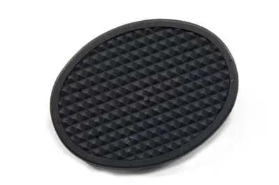 V-Twin Oval Black Brake Pad with 5/16 Inch Stud for Harley Davidson FL Models by V-Twin