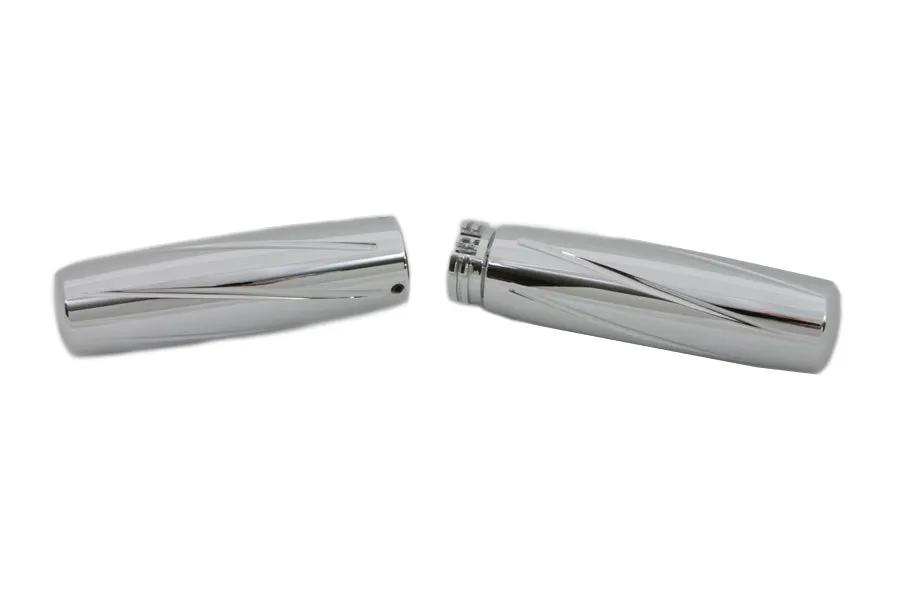 V-Twin Billet Spiral Style Grip Set for Harley Davidson - Fits 1982-1985 FL, FX, XL Models by V-Twin