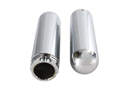 V-Twin Billet Fat Style Grip Set for Harley Davidson - 1.5 Inch Outer Diameter by V-Twin