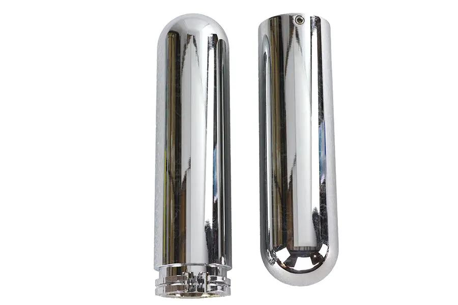 V-Twin Billet Fat Style Grip Set for Harley Davidson - 1.5 Inch Outer Diameter by V-Twin