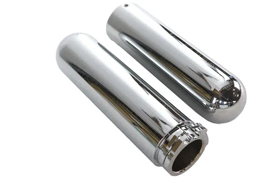 V-Twin Billet Fat Style Grip Set for Harley Davidson - 1.5 Inch Outer Diameter by V-Twin