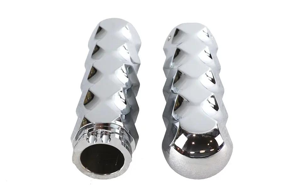 V-Twin Billet Faceted Style Grip Set for Harley Davidson 1982-1985 Models by V-Twin