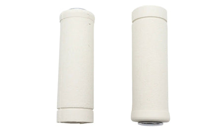 Wyatt Gatling 17-0506W Stock Style White Grip Set for Harley Davidson FX & FL Models by Wyatt Gatling