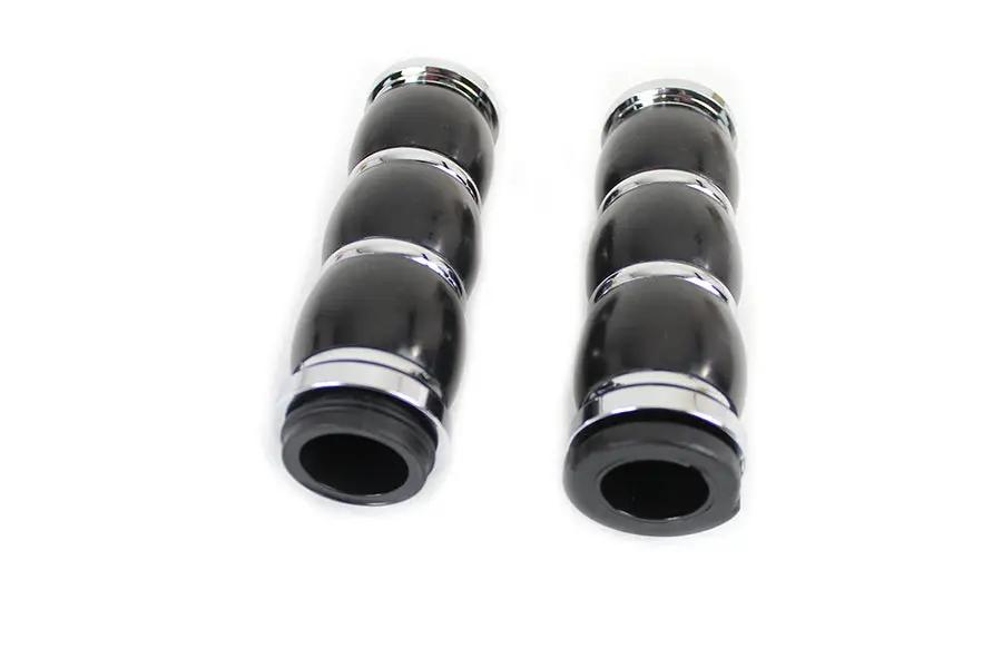V-Twin Banded Style Throttle By Wire Grip Set for Harley Davidson FLT Models by V-Twin