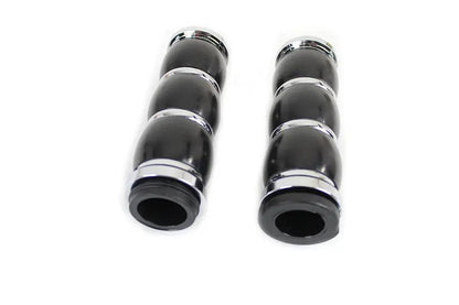 V-Twin Banded Style Throttle By Wire Grip Set for Harley Davidson FLT Models by V-Twin