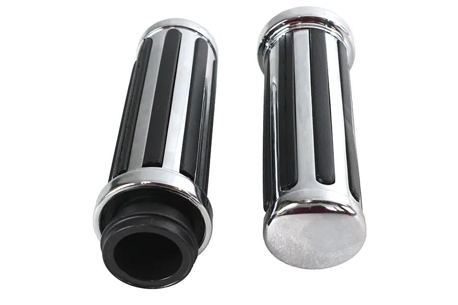 Wyatt Gatling Rail Style Throttle By Wire Grip Set for Harley Davidson FLT Models by Wyatt Gatling
