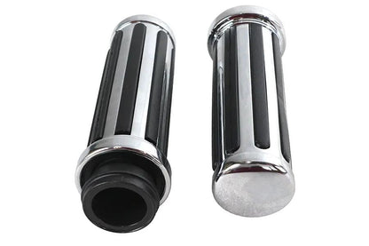 Wyatt Gatling Rail Style Throttle By Wire Grip Set for Harley Davidson FLT Models by Wyatt Gatling