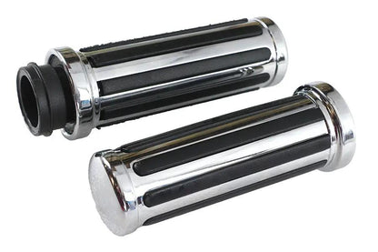 Wyatt Gatling Rail Style Throttle By Wire Grip Set for Harley Davidson FLT Models by Wyatt Gatling