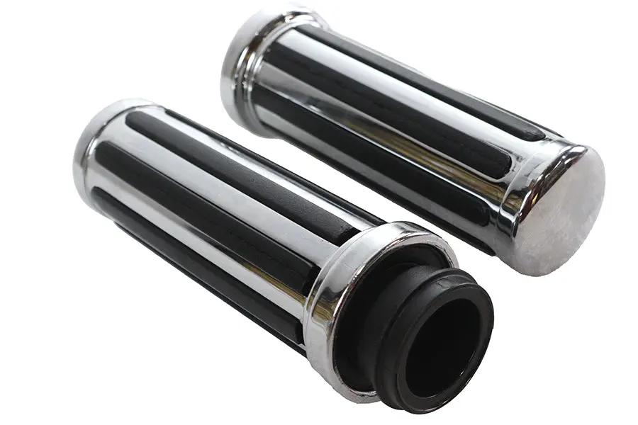 Wyatt Gatling Rail Style Throttle By Wire Grip Set for Harley Davidson FLT Models by Wyatt Gatling