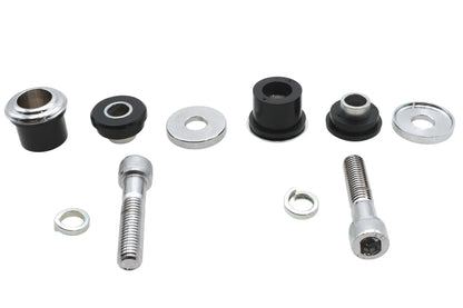 V-Twin Chrome Flush Mount Handlebar Damper Kit with Vibration Absorption for Motorcycles by V-Twin