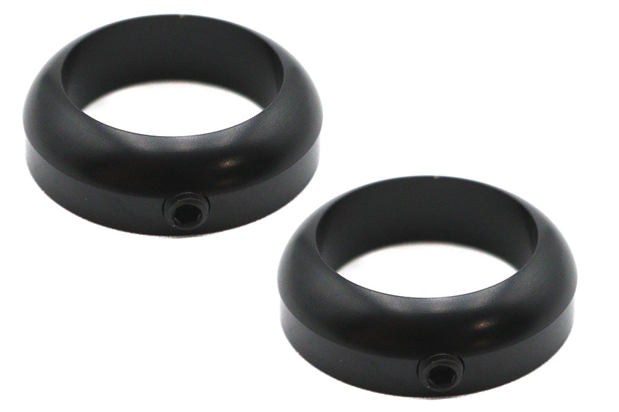 V-Twin 78995B 1 Inch Handlebar Collar Set in Black for Custom Motorcycles by V-Twin
