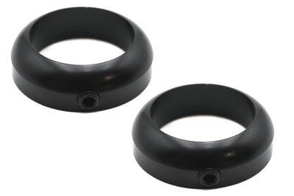 V-Twin 78995B 1 Inch Handlebar Collar Set in Black for Custom Motorcycles by V-Twin