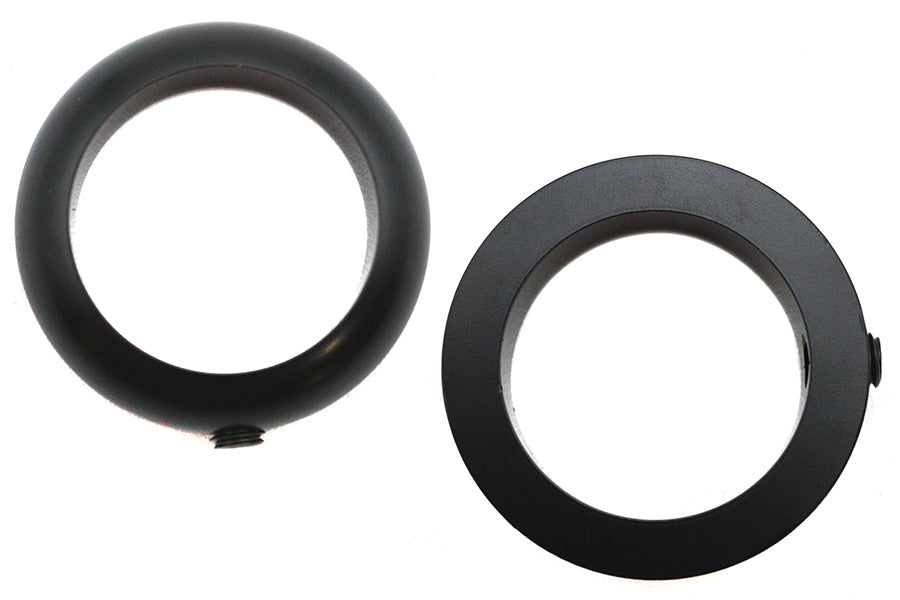 V-Twin 78995B 1 Inch Handlebar Collar Set in Black for Custom Motorcycles by V-Twin