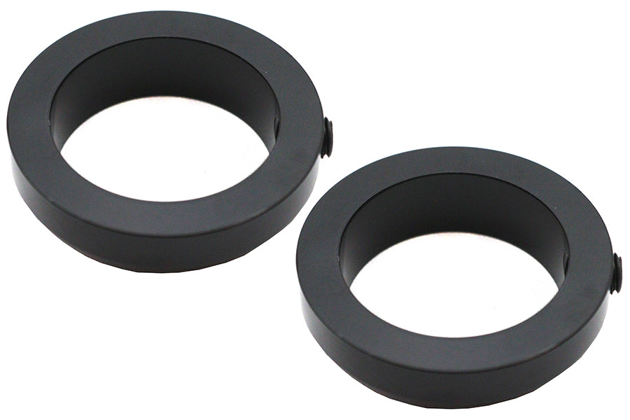 V-Twin 78995B 1 Inch Handlebar Collar Set in Black for Custom Motorcycles by V-Twin