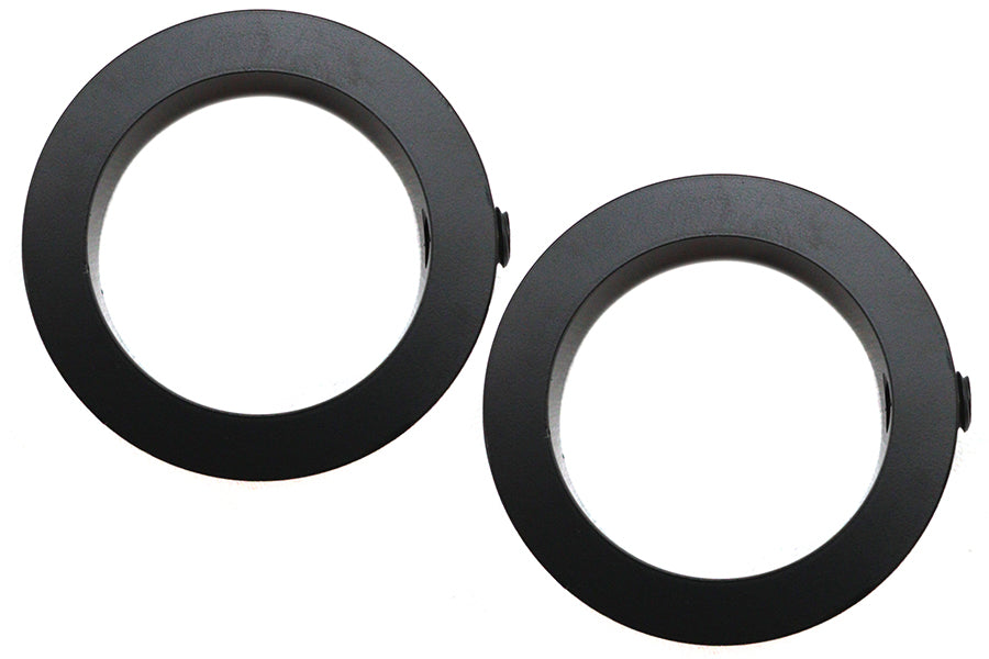 V-Twin 78995B 1 Inch Handlebar Collar Set in Black for Custom Motorcycles by V-Twin