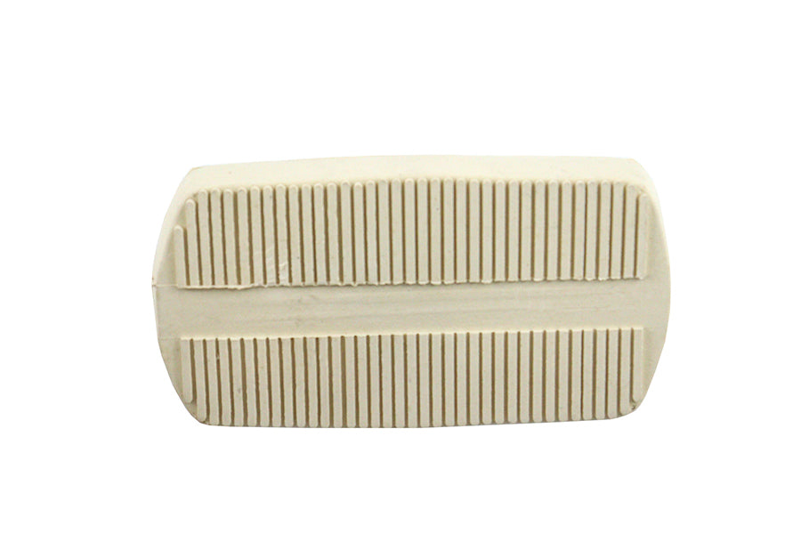 V-Twin White FLH Brake Pedal Rubber Kit - Part Number 71120W by V-Twin