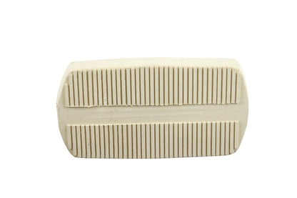 V-Twin White FLH Brake Pedal Rubber Kit - Part Number 71120W by V-Twin