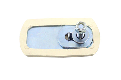 V-Twin White FLH Brake Pedal Rubber Kit - Part Number 71120W by V-Twin