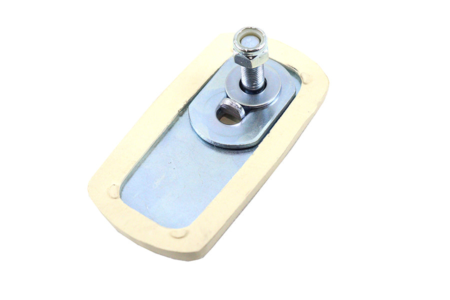 V-Twin White FLH Brake Pedal Rubber Kit - Part Number 71120W by V-Twin