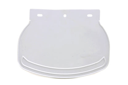 V-Twin Mud Flap Rubber White Plain Part #28-0707 by V-Twin