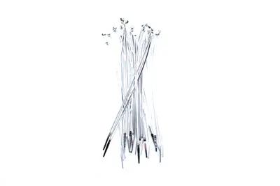 Wyatt Gatling Chrome Nylon Tie Straps, 7 Inch Length - Part Number 10-6010C-25 by Wyatt Gatling