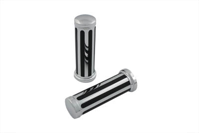 Wyatt Gatling Rail Style Grip Set Part #17-0513AB for Harley Davidson Motorcycles by Wyatt Gatling