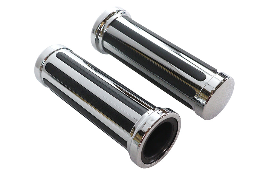Wyatt Gatling Rail Style Grip Set Part #17-0513AB for Harley Davidson Motorcycles by Wyatt Gatling