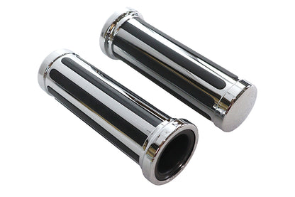 Wyatt Gatling Rail Style Grip Set Part #17-0513AB for Harley Davidson Motorcycles by Wyatt Gatling