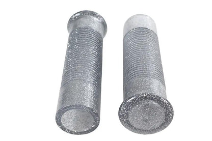 Wyatt Gatling H17-0580S Silver Metal Flake Grip Set for Harley Davidson Motorcycles by Wyatt Gatling