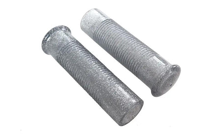 Wyatt Gatling H17-0580S Silver Metal Flake Grip Set for Harley Davidson Motorcycles by Wyatt Gatling