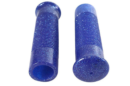 Wyatt Gatling Blue Metal Flake Handlebar Grip Set for Harley Davidson Bikes by Wyatt Gatling