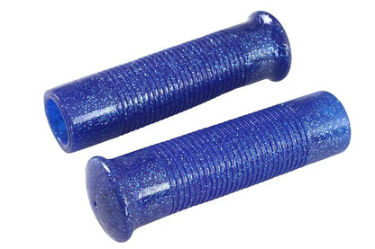 Wyatt Gatling Blue Metal Flake Handlebar Grip Set for Harley Davidson Bikes by Wyatt Gatling