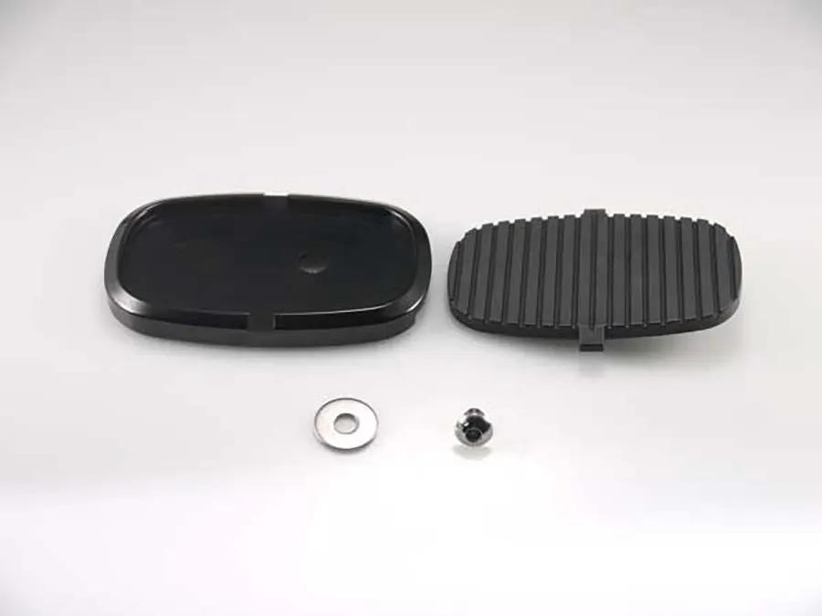 Wyatt Gatling Large Brake Pedal Pad in Black for Harley Davidson FLST Models by Wyatt Gatling