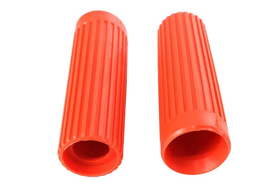 V-Twin Replica Handlebar Grip Set Orange for Harley Davidson FX (1974-1983) by V-Twin