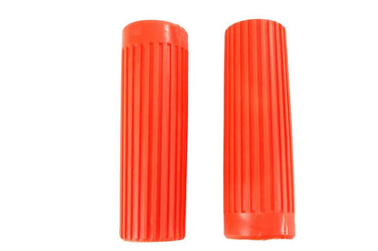 V-Twin Replica Handlebar Grip Set Orange for Harley Davidson FX (1974-1983) by V-Twin