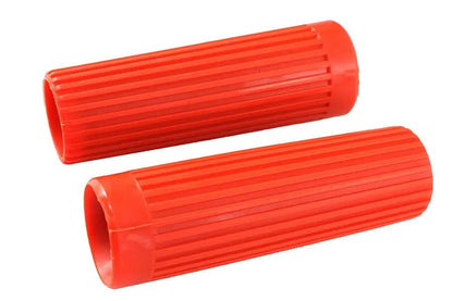 V-Twin Replica Handlebar Grip Set Orange for Harley Davidson FX (1974-1983) by V-Twin