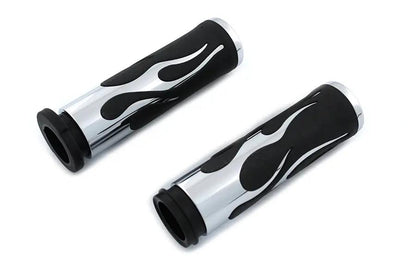 V-Twin Throttle By Wire Flame Style Grip Set for Harley Davidson FLT Models (Part H17-0571T) by V-Twin
