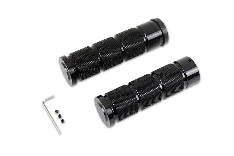 Wyatt Gatling Black Retro Throttle by Wire Grip Set for Harley Davidson Touring Models by Wyatt Gatling