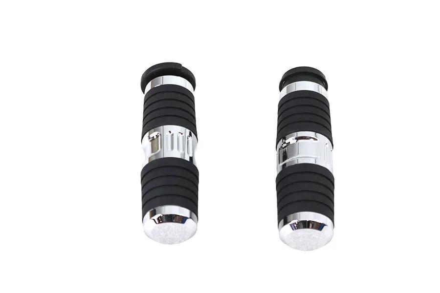 V-Twin Hand Grip Set Chrome for Harley Davidson FLT Models (2011-2017) and More by V-Twin