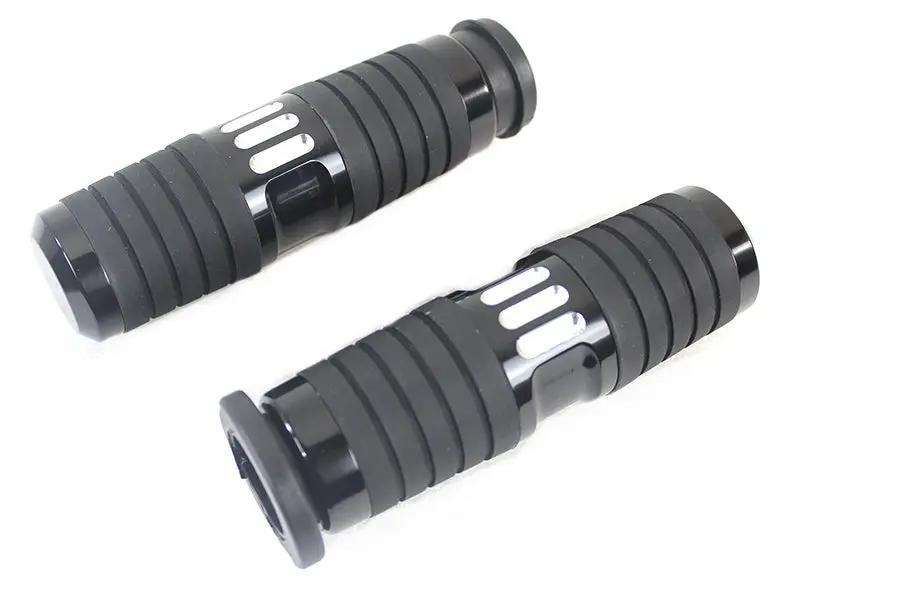 V-Twin Hand Grip Set in Black for Harley Davidson FLT Models (Part #78481B) by V-Twin