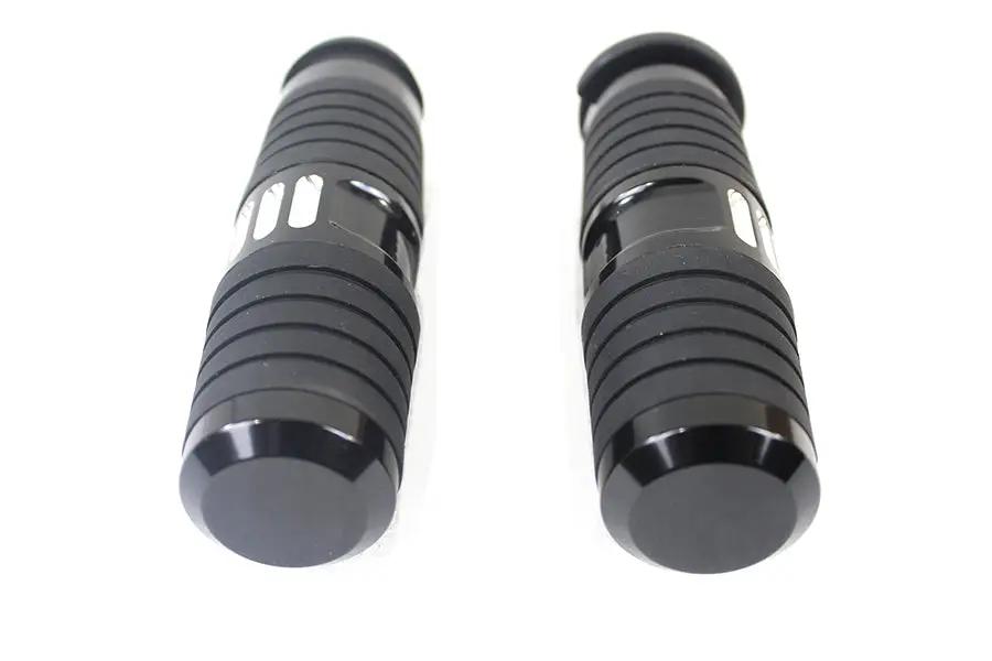 V-Twin Hand Grip Set in Black for Harley Davidson FLT Models (Part #78481B) by V-Twin